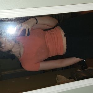 To the waist snug fit comfy t-shirt